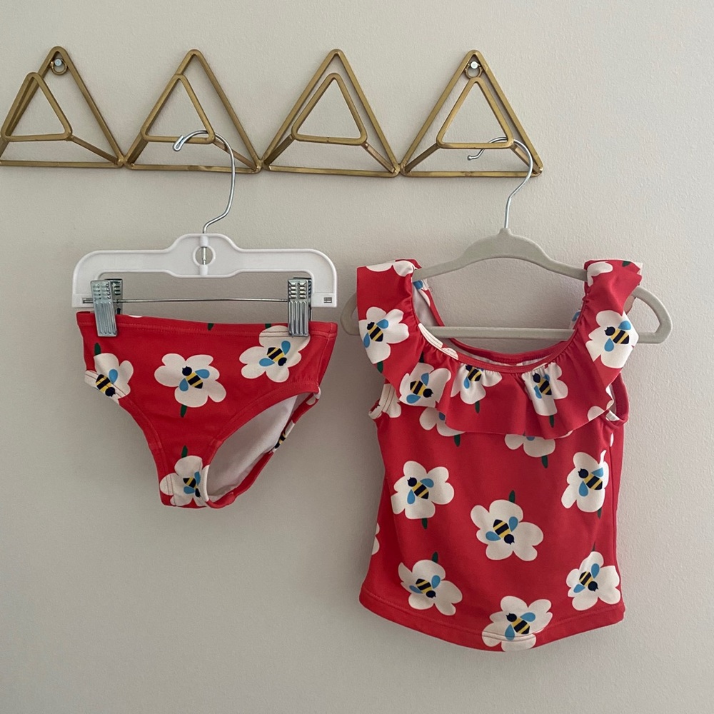 Hanna Anderson Little girl swimming suits.